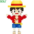 Zoro chopper tiny building blocks ace one piece anime action figure luffy