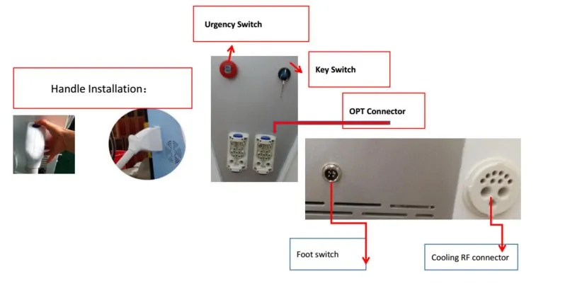 multifunctional beauty machine / ipl laser machine for hair removal