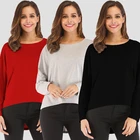 KEYIDI Summer Casual Long Sleeve Women Lady T-shirt Blouse Tops