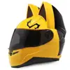 men and women all-weather racing motorcycle personality summer safety horn cat ear helmet for motorcycle