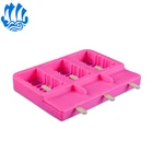 Manufacturer 3 Cavity Ice Cream Mold, Diy Candy rubber Popsicle Mold,Chocolate Silicone Ice Cream Mold