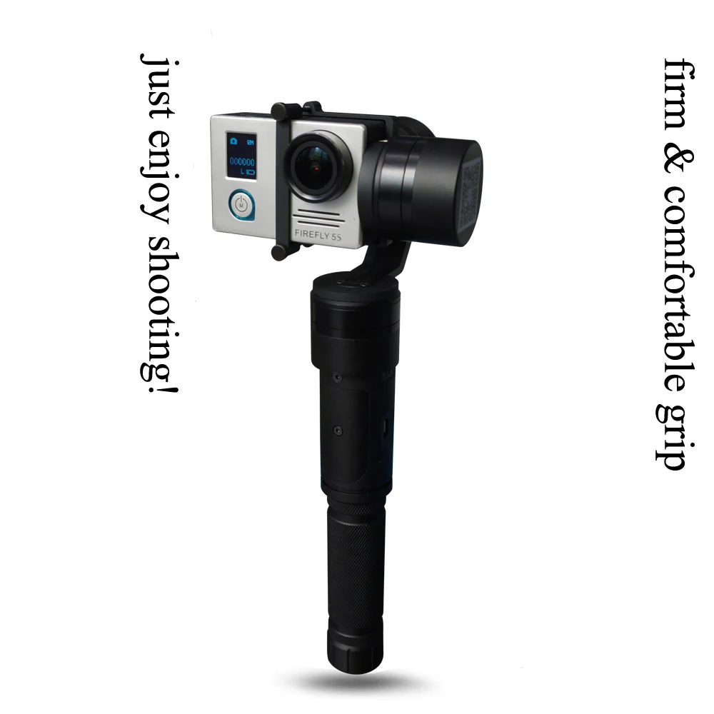 wholesale promotion selling portable 3 axis Go Pro gimbal 4K camera handheld gimbal