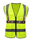 LED Flashing Light Traffic Reflective Vest Safety Vest