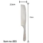 Stainless steel hair salon different types of hair combs for thick hair