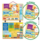 Fun Educational Activity Heavy Duty Board Home and School Magnetic My Daily Calendar