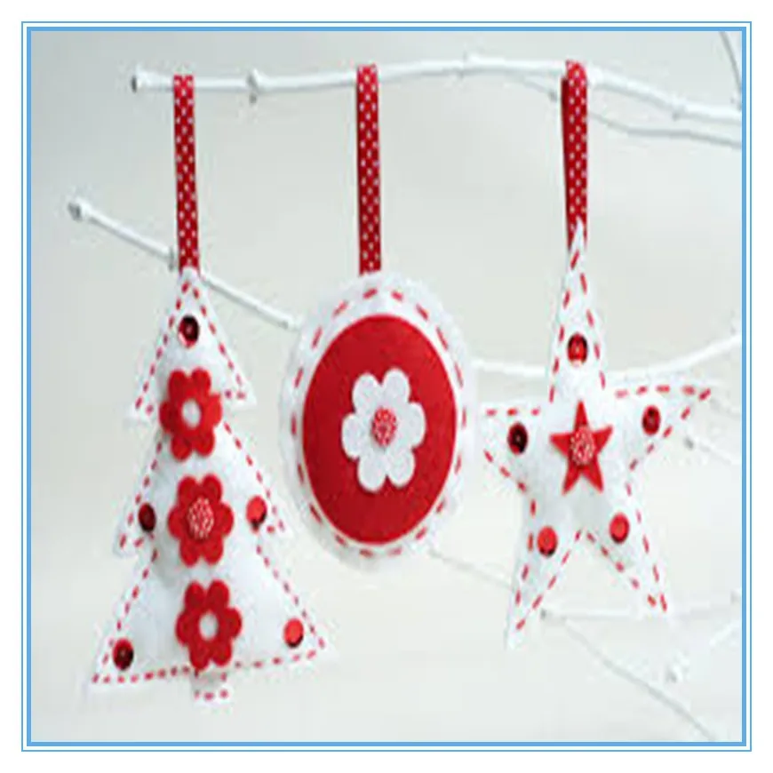 new year felt christmas tree ornament/christmas decoration