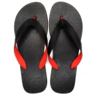High quality eco friendly 1 dollar comfortable cheaper beach eva black thongs flip flops for men slippers non slip wholesale