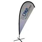 Dye Sublimation Teardrop Flags Dye Sublimation Printing Beach Flag For Advertising Teardrop Blade Rectangular