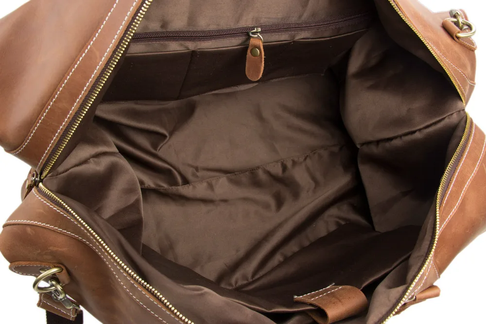 2016 Antique Custom Wholesale Top Grain Genuine Leather MensTravel Duffle Bag Holdall Luggage for Overnight Weekender (12).jpg