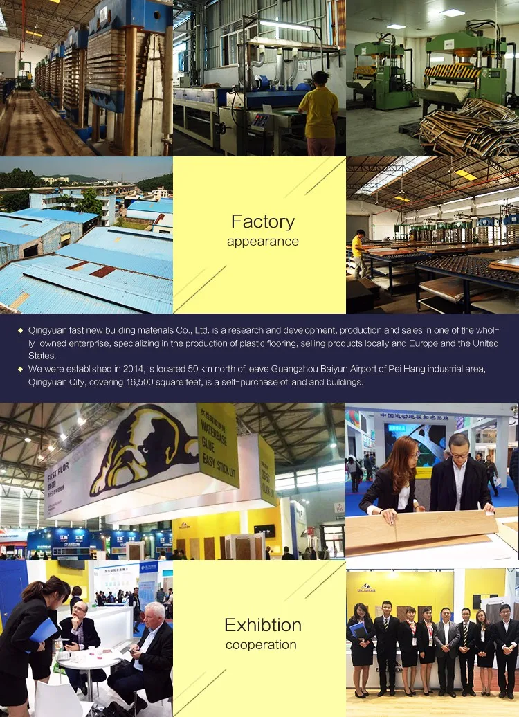 First Flor China Factory Commerical Vinyl Flooring Vinyl PVC Flooring / LVT click Floors For Sports Commercial Hospital Hotel