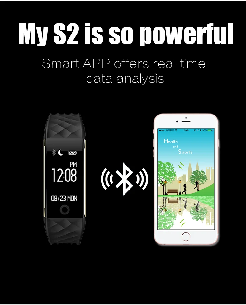 ODMOEM factory Fitness Tracker with Heart Rate Monitor,IP67 Waterproof Smart Bracelet (4).png