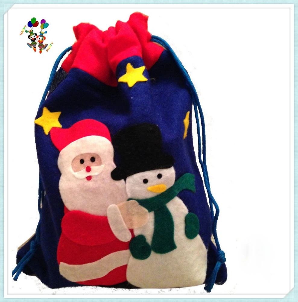 cheap felt xmas party drawstring santa claus christmas cheap felt xmas party drawstring santa claus christmas
