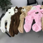 China manufacture giant teddy bear skin new design 160cm teddy bear skin wholesale unstuffed plush toy skin