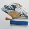 Luxury Craft Plum Blossom Wholesale Custom Promotion Handle Fan Round Shape Classic Hand Fan