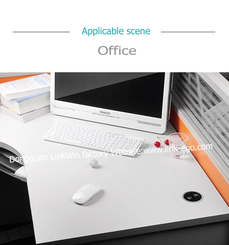 Bureau chargeur sans fil intégré mobilier intégré qi chargeur sans fil - ANKUX Tech Co., Ltd