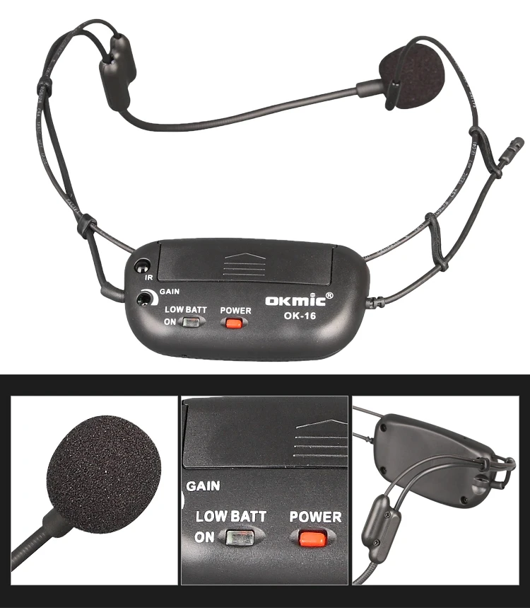 Harga Microphone Wireless/wireless Headset Microphone Uhf Professional