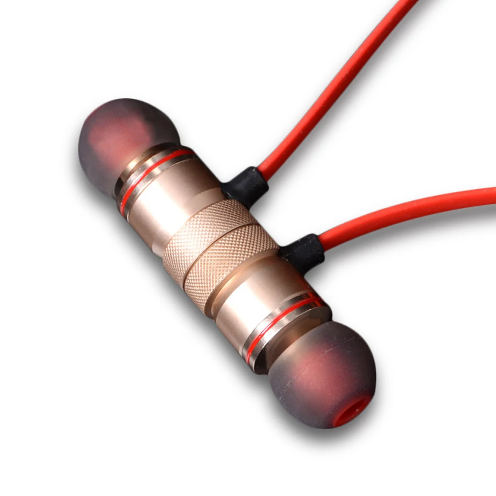 OEM Gift Promotional Magnetic Wireless 4.1 Bluetooths Stereo Headset Sport Earphone - ANKUX.COM
