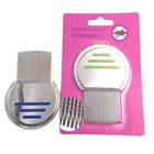 Hot Sell remove flea nit metal teeth amazon Hot Selling provide label stainless steel pet lice comb