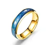 Wholesale Stainless Steel Mood Emotion Feeling Jewelry Color Change Rings
