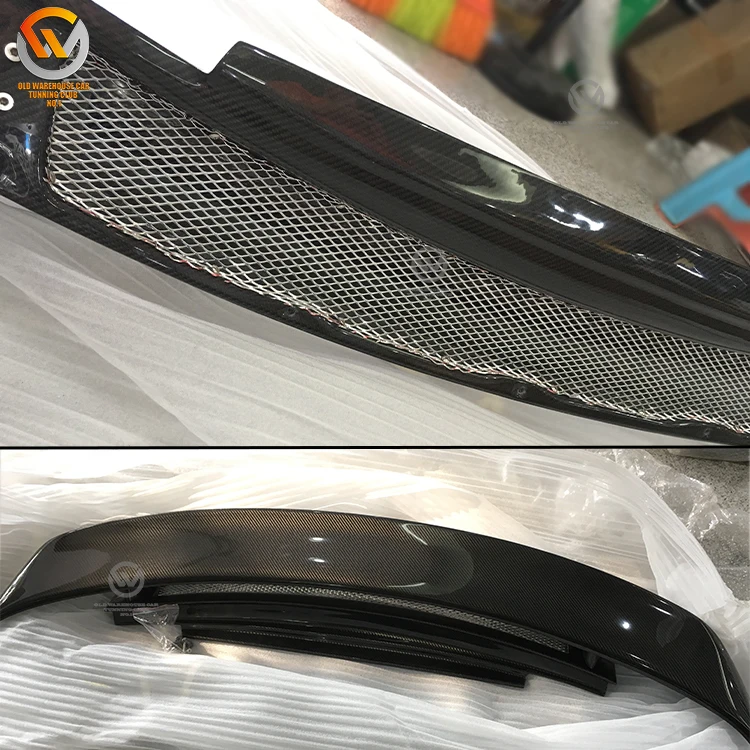 Spoiler Traseiro De Fibra De Carbono Estilo R8 Gt 2008 2015 Para Kit De