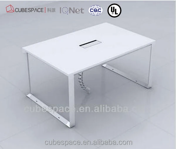 Modern Glass Office Desk New Style Melamine Table Top Executive Office Desk