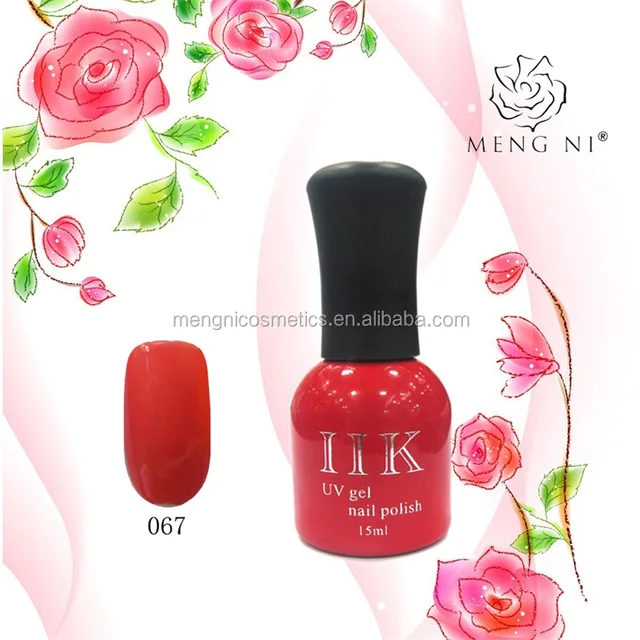 2016 Mengni fashion colorful gel nail polish 067