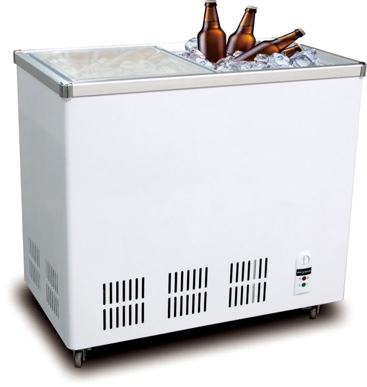 2019 new style commercial factory Price chest freezer refrigeration fridge