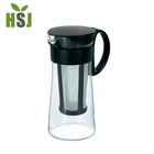 Portable tea infuser glass cold brew coffee iced coffee maker