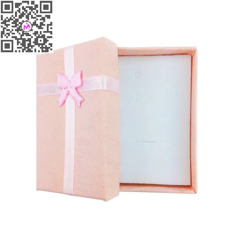 6Pcs/lot Cute Pink Color Storage Box Jewelry Packaging Display Pill Case Organizer Necklace Earrings Ring Box Home Decor Gift