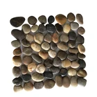 Polished Tiger Skin Mixed Color Natural River Pebble Stone