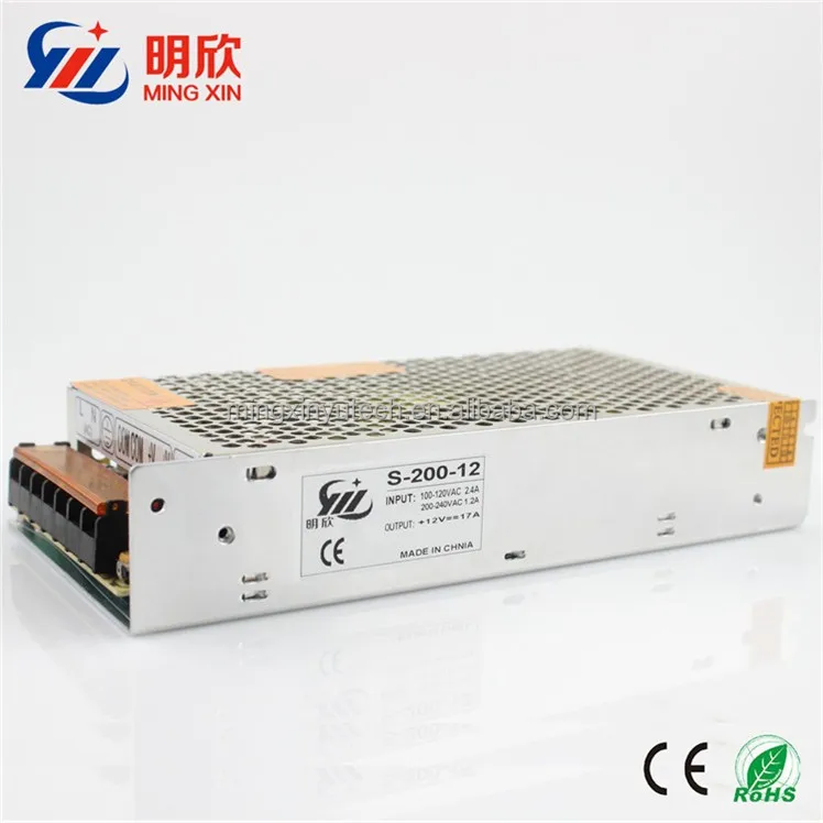 S 200 12 Single Output Electrical