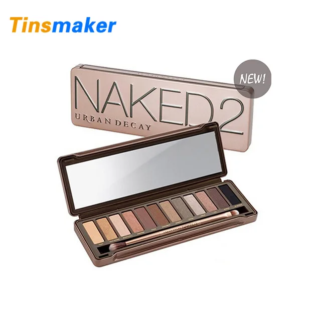 wholesale oem design metal gift cosmetic eyeshadow packaging tin