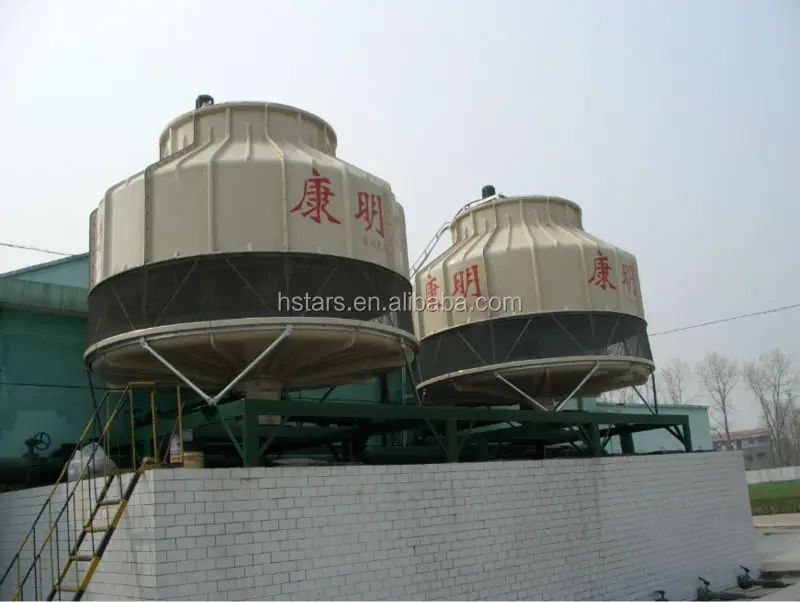 Cooling Tower Square Cooling Tower Rounded Cooling Tower 04
