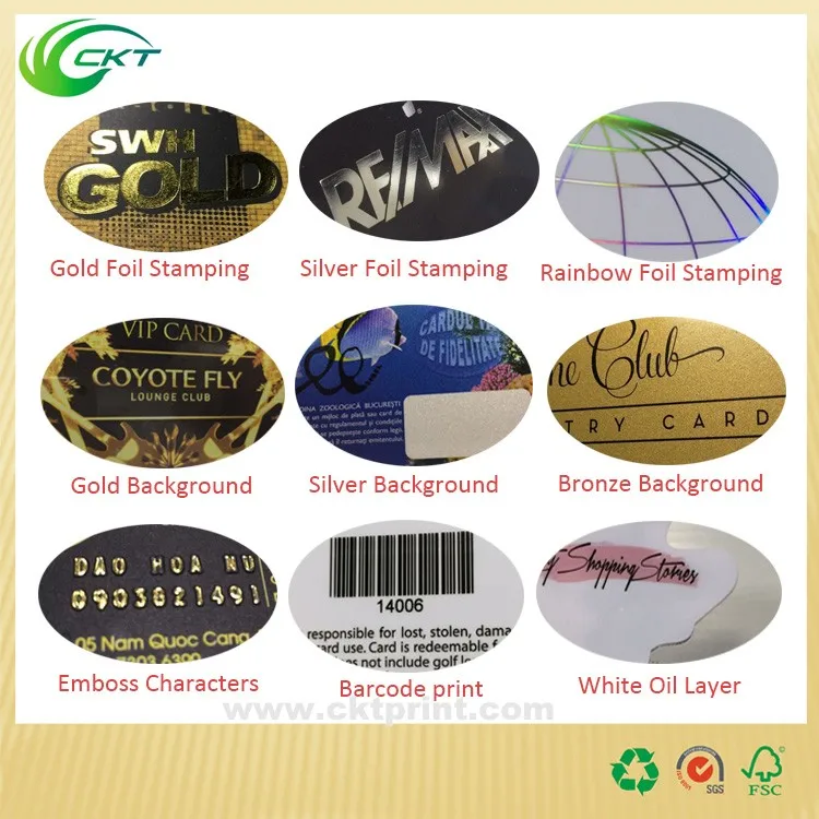 4 color offset printing magnetic stripe pvc card for vip card