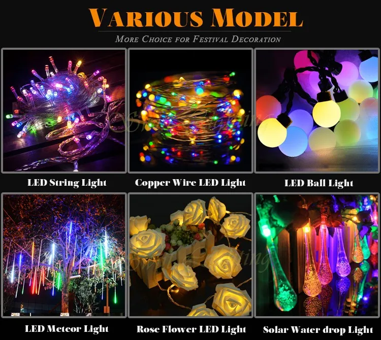 super hot-sale yldc1274 10m 8 functions led christmas lights