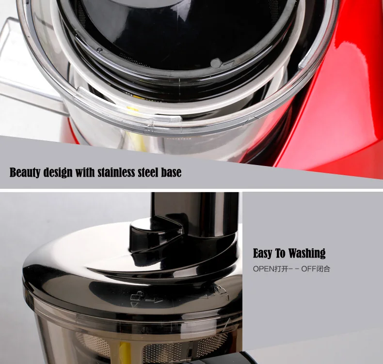 Juicer slow juicer Multifunctional Grinder Stainless Steel Electric Juicer Juice Machine Juice Extractor