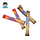 Chocolate and Milk Flavor Barley Crispy Sandwich Biscuits