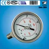 100mm general service pressure gauge with specification 5800PSI 400 bar for industrial usage