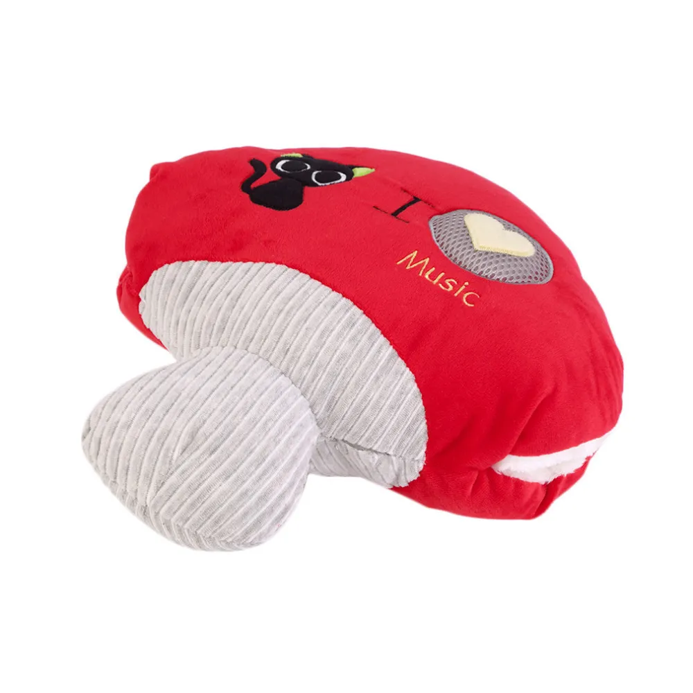 Mushroom Shape Soft Music Pillow mini Speaker for 3.5mm MP3/MP4 Music Device
