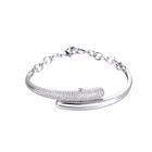 52063 Xuping elegant charm wedding bangle,latest design silver bangle for women