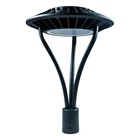 ETL DLC modern pathway landscape post top street lamp 3m 30w outdoor led garden lighting pole lights fixtures