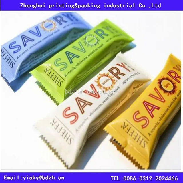 plastic candy bar wrapper designs