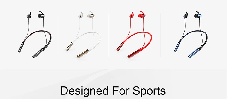 Rechargeable Bluetooth Headphone Sport Stereo Wireless Handfree Necklace Earphone - ANKUX.COM