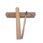 Hot new products round handle bamboo toothbrush kids firm bristle
