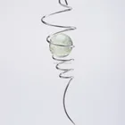 3D Spiral tail- Glow ball glow in dark for hanging wind spinner