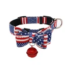 High quality and durable comfortable pet collar Christmas cloth cat dog collar pet supplies from China FA Enterprise