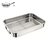 Cooking Tools Rectangle Commercial Roasting Steel Pan