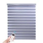 Factory Wholesale motorized battery blackout zebra blind shade electric zebra curtain