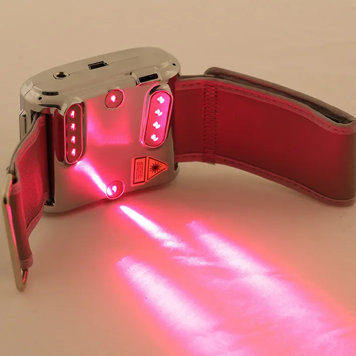 Montre de thérapie Laser Dernière Invention Glycémie Pression Artérielle Réduisant Montre De Thérapie Laser