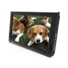 UV panel slim tv portable design, 10 inch lcd portable tv battery inside for free av videos, Model:1088